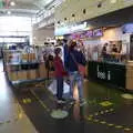 Fred and Isobel at a Motorway services, Cameraphone Randomness and The Crystal Maze, London - 21st October 2021