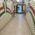 Funky old-school tiling at Picadilly, Cameraphone Randomness and The Crystal Maze, London - 21st October 2021