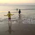 Isobel goes for a swim as the boys paddle, Five Days in Lanzarote, Canary Islands, Spain - 24th October 2021