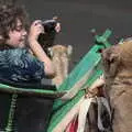 Fred takes a close-up photo, The Volcanoes of Lanzarote, Canary Islands, Spain - 27th October 2021