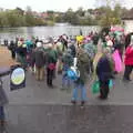 Environmental protests at Mere's Mouth, A New Playground and Container Mountain, Eye, Suffolk - 7th November 2021