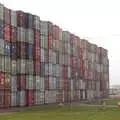 Thousands of empty shipping containers, A New Playground and Container Mountain, Eye, Suffolk - 7th November 2021