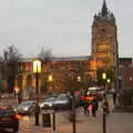 St. Peter Mancroft lit by sodium, Norwich Lights and a Village Hall Jumble Sale, Brome, Suffolk - 20th November 2021