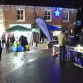 Stalls on the small car park on Broad Street, The Eye Lights Switch On, Eye, Suffolk - 3rd December 2021