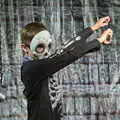 Harry does a skeleton dance to Thriller, Dove Players' Trouble in Pantoland, Eye Community Centre, Suffolk - 11th December 2021