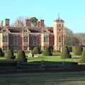 The thimble topiary of Blickling, A Visit to Blickling Hall, Aylsham, Norfolk - 9th January 2022