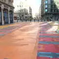 Queen Street Place has been painted orange, The Last Trip to the SwiftKey Office, Paddington, London - 23rd February 2022