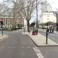 The lights at the top end of Westbourne Terrace, The Last Trip to the SwiftKey Office, Paddington, London - 23rd February 2022