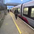 Back at Diss Station, The Last Trip to the SwiftKey Office, Paddington, London - 23rd February 2022