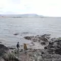 The boys by the edge of the lough, Greencastle, Doagh and Malin Head, County Donegal, Ireland - 19th April 2022