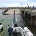 The ferry lands at Magilligan's Point, Greencastle, Doagh and Malin Head, County Donegal, Ireland - 19th April 2022