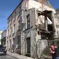 An old bar is demolished in Moville, Greencastle, Doagh and Malin Head, County Donegal, Ireland - 19th April 2022