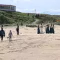 There's a wedding party on the beach, Greencastle, Doagh and Malin Head, County Donegal, Ireland - 19th April 2022