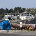 A boat is being restored, Greencastle, Doagh and Malin Head, County Donegal, Ireland - 19th April 2022