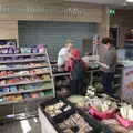 Isobel gets some supplies in Mclaughlin's, Greencastle, Doagh and Malin Head, County Donegal, Ireland - 19th April 2022