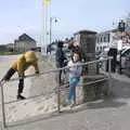 Harry climbs around, Blackrock North and South, Louth and County Dublin, Ireland - 23rd April 2022