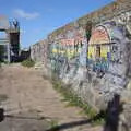 Tags on the sea wall, Blackrock North and South, Louth and County Dublin, Ireland - 23rd April 2022