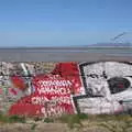 Red and White tagging, Blackrock North and South, Louth and County Dublin, Ireland - 23rd April 2022