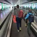 We're on the travelator at Dublin Airport, Blackrock North and South, Louth and County Dublin, Ireland - 23rd April 2022