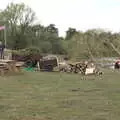 The climbey tree has been chopped down, The Canoe's First Outing, Weybread Lake, Harleston - 1st May 2022