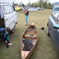 The canoe is ready to go, The Canoe's First Outing, Weybread Lake, Harleston - 1st May 2022