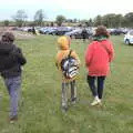 We head off back to the car, The Canoe's First Outing, Weybread Lake, Harleston - 1st May 2022