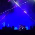 The lasers are turned on, The Killers at Carrow Road, Norwich, Norfolk - 9th June 2022