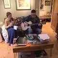 Hannah and Sean play some music, Fred's Flute Exam and Sean and Hannah Visit, Norwich and Brome, Suffolk - 18th June 2022