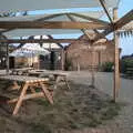 Star Wing's beer garden, Pizza at the Village Hall, Brome, Suffolk - 24th June 2022