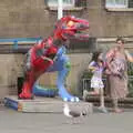 A dinosaur outside City Hall, A July Miscellany, Diss, Eye and Norwich - 23rd July 2022