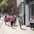 A Hen Party makes its way up Prince of Wales Road, A July Miscellany, Diss, Eye and Norwich - 23rd July 2022