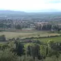 A view over Arezzo and the aquaduct, A Day by the Pool and a Festival Rehearsal, Arezzo, Italy - 3rd September 2022