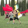 More flag stabbing, A Day by the Pool and a Festival Rehearsal, Arezzo, Italy - 3rd September 2022