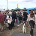 There are several queues for the food vans, The Aldeburgh Food Festival, Snape Maltings, Suffolk - 25th September 2022