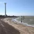 The radar tower at the mouth of the Orwell estuary, A Postcard from Felixstowe, Suffolk - 5th October 2022