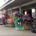 Amusement rides outside the pier, A Postcard from Felixstowe, Suffolk - 5th October 2022