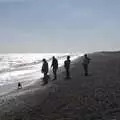People on the beach, Harry's Scout Hike, Walberswick and Dunwich, Suffolk - 9th October 2022