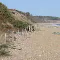 A rickety fence along Dunwich beach, Harry's Scout Hike, Walberswick and Dunwich, Suffolk - 9th October 2022