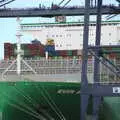 A container is plucked off the Ever Ace, A Trip to Landguard Fort, Felixstowe, Suffolk - 16th October 2022