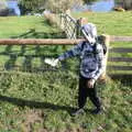 Harry makes some moves with a water bottle, A Few Hours at Alton Water, Stutton, Suffolk - 22nd October 2022