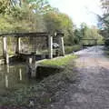 Flatford Lock, near the mill, A Postcard from Flatford and Dedham, Suffolk and Essex, 9th November 2022