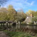 A bridge over the Stour near the NT shop, A Postcard from Flatford and Dedham, Suffolk and Essex, 9th November 2022