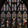 The end window over the altar, A Postcard from Flatford and Dedham, Suffolk and Essex, 9th November 2022