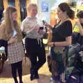 Isobel chats to Jessica and Rosie, A New Year's Eve Party, Brome, Suffolk - 31st December 2022