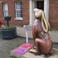 There's a giant rabbit outside the bank, A Postcard from Wymondham, Norfolk - 26th January 2023