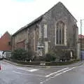 Isobel walks past the Wymondham Arts Centre, A Postcard from Wymondham, Norfolk - 26th January 2023