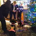 There are some performing Christmas dogs in the Tree, Cameraphone Catch-up and a B-17 Crash, Brome, Suffolk - 4th February 2023