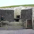 The entrance to the Newgrange passage tomb, Blackrock North and Newgrange, County Louth, Ireland - 16th February 2023