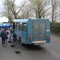 Our bus is nearly as old as the tomb, Blackrock North and Newgrange, County Louth, Ireland - 16th February 2023