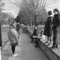 We hang around waiting for the bus, The Dead Zoo, Dublin, Ireland - 17th February 2023